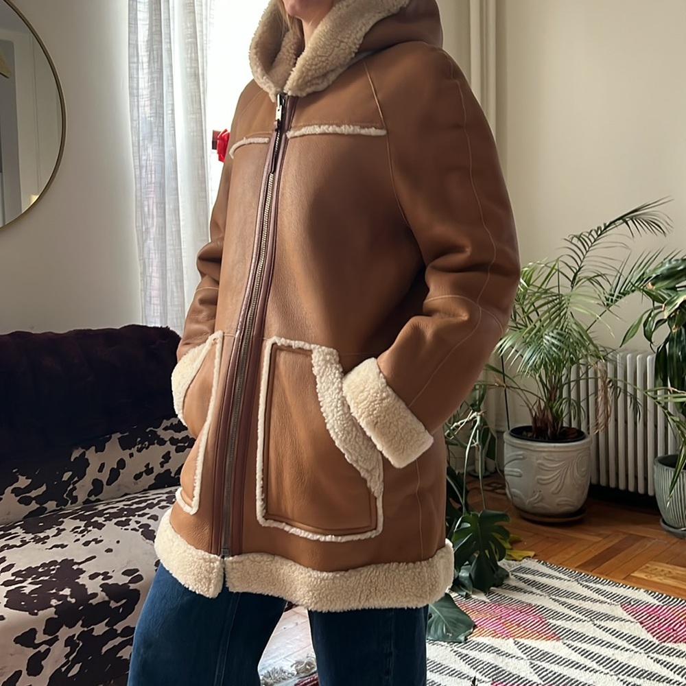 Coach Reversible Shearling Coat - image 3